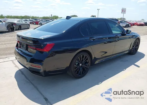 2021 BMW 750I xDrive from USA, damaged, VIN WBA7U2C02MCF45681